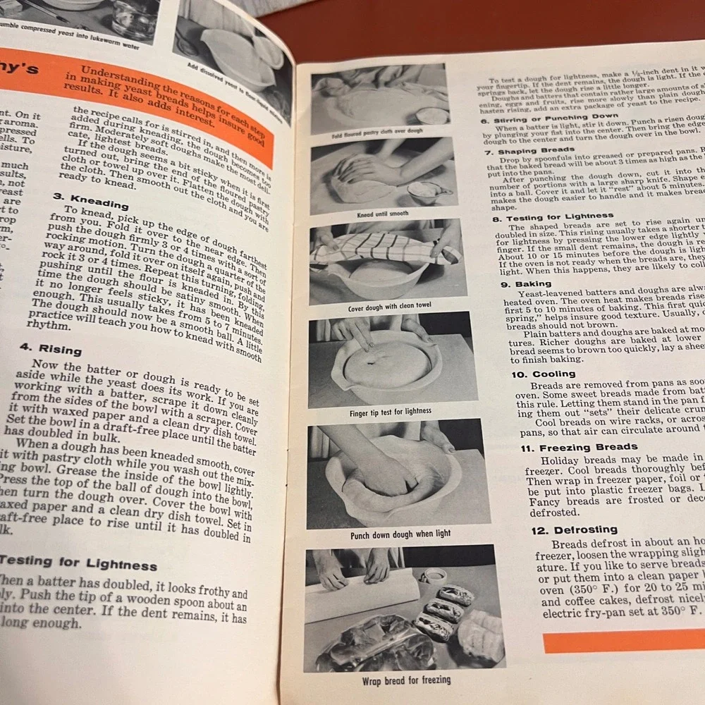 Holiday Breads Vintage Cookbook Clara Gebhard Snyder Mid Century Recipes Booklet